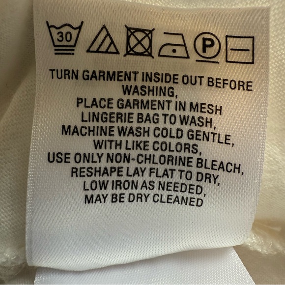 Anthropologie Maeve White Belted Dakota Short Sleeve Top - Picture 9 of 10